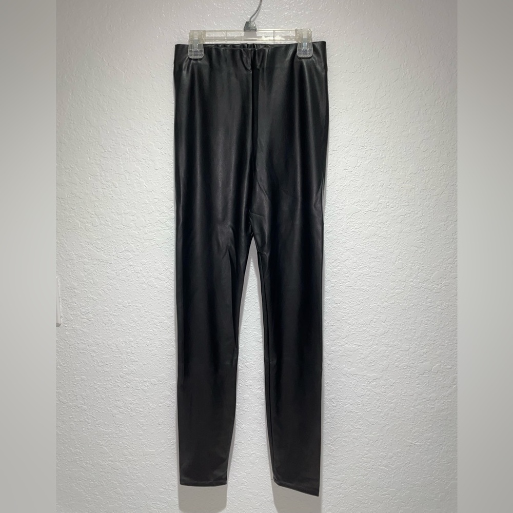 Black Leather H&M Pants